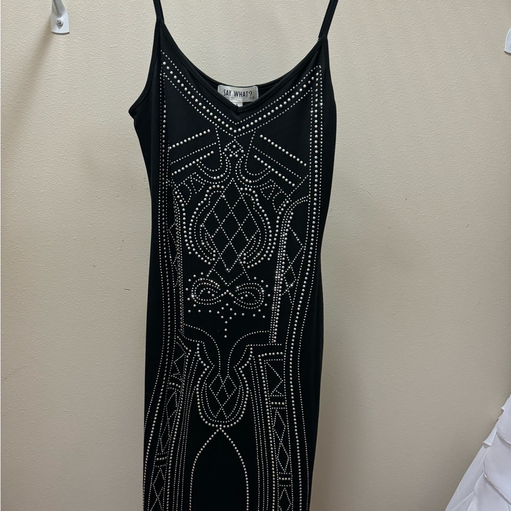 Say what jeweled dress
